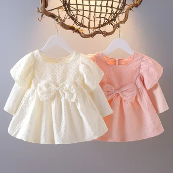 1-4years Bērnu Apģērbs Bērnu, Meiteņu Kleitu Pavasara Rudens Princese Kleita mazas Meitenes Toddler Modes Gudrs Kleita