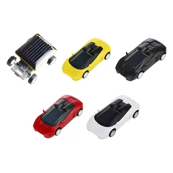 1 Gabals Mini Kolekcionējamus Portatīvie Saules Enerģijas Auto Rotaļlieta Bērniem Mācību Dzimšanas dienas Dāvana