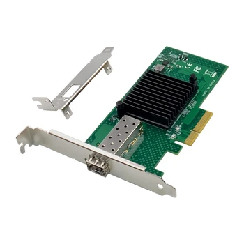 1 Iestatiet X520-SR1 Tīkla Karte 82599EN Čipu PCIE X4 Vienu Optisko Portu Tīkla Karte