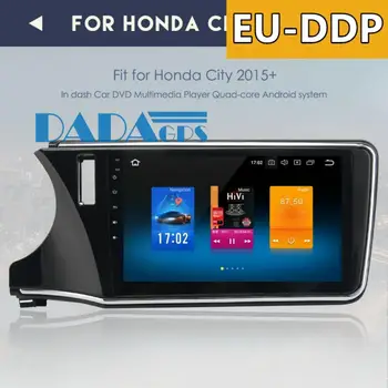 10.2 Collu Android 8.0 7.1 Auto Radio Stereo GPS Navigācijas priekš Honda City 2015-2018 Multivides Headunit Audio nr. DVD Atskaņotājs, Video