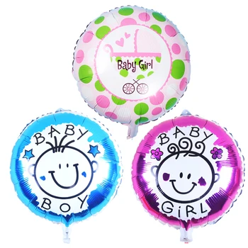 10 Gab. 18 collu mazuļa dzimumu, kas atklāj personas balonu karikatūra ūdeņraža balons baby duša, bērnu dzimšanas dienas svinības apdare balonu