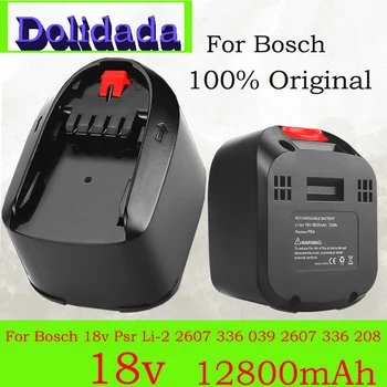 100% Par Bosch 18V 12.8 Ah Li-ion Akumulatora PBA PSB RAŽOTS Bosch PST Mājas & Dārzs Instrumenti (tikai C Tipa) AL1830CV AL1810CV AL