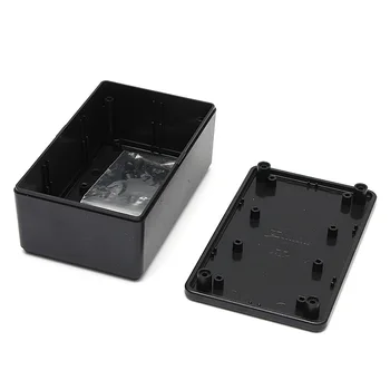 105x65x40mm Black Ūdensizturīgs Kameras Lodziņu, Elektronisko Instrumentu Gadījumā, ja ABS Plastmasas Vāciņu Projekts Releja Modulis