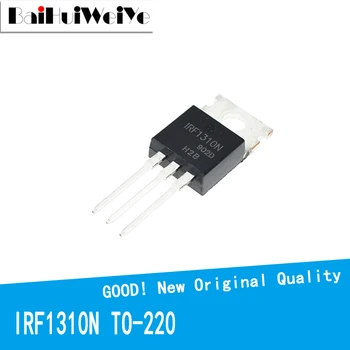 10PCS/DAUDZ IRF1310 IRF1310N IRF1310NPBF 42A 100V LĪDZ 220 TO220 MOSFET P-Kanāls Lauka Ietekmi Jaunām oriģinālajām Labas Kvalitātes Chipset