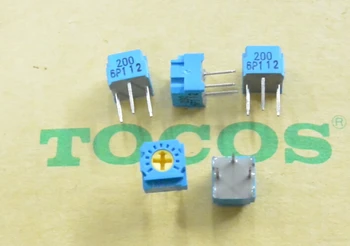 10pcs TOCOS precizitāti maiņrezistoru GF063P1-200, izturība B20, Eiropā 3362P lietošanai