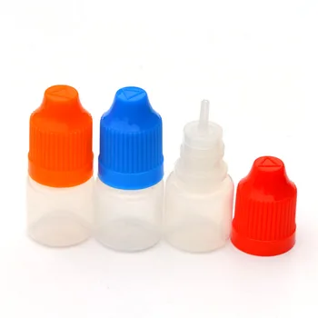 10pcs Tukšs 3ml PE Plastmasas Acu Pudeles Pilinātāju ar bērnu aizsardzībai paredzētām Klp E Šķidro Tukša Pudele Ātra Piegāde