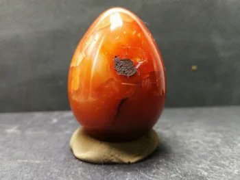 116.2 gNatural sarkano krāsu agate olu pulēšana kvarca kristālu dziedniecība akmens, mēbeļu furnitūra