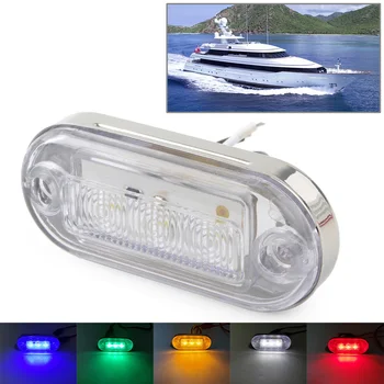 12V LED Signāla Gaismas Lampa 3528 SMD Automašīnu Piekabes RV Laivu Jonu / Solis vai Dārza Apgaismojuma 5 Izstaro Krāsas