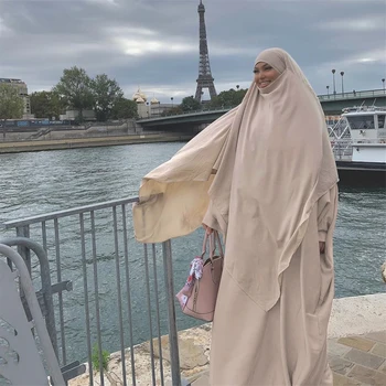 15 Pigmenta Ilgi Cepures Musulmaņu Sieviešu Hijab Galvassegu Islāma Lūgšanas Drēbes Eid al Fitr