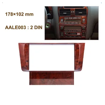 178 x 102mm Double Din Paneļa Auto DVD Atskaņotājs Rāmis GPS Navigācijas Spilventiņu Panelis Paneļa piemērots Lexus LS430 2001-2006