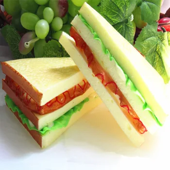 1gb Augstas imitācijas, mākslīgu sandwich modelis&mākslīgie plastmasas viltus imitētu sviestmaizi