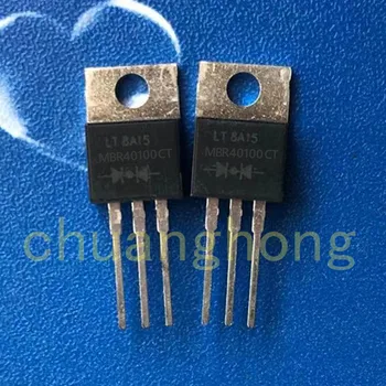 1gb/daudz MBR40100CT 40A 100V oriģinālo iepakojumu jaunu MBR40100 Schottky diodes Taisngriezis TO-220