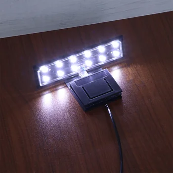 1PC Enerģijas taupīšanas LED High Brightness Clip-on Lampu Tvertnes Displejs Akvāriju
