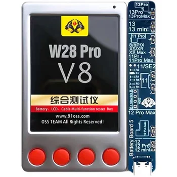 2022 Jaunas Ielidošanas OSSTEAM W28 Pro V8 Programmētājs par ip7 8G X 11promax 12 13promax Akumulatoru Datu labošana Rakstīt Čipu Akumulatora Zaļš