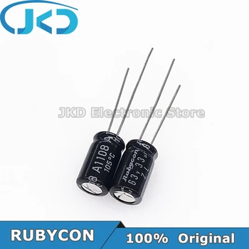 20pcs RUBYCON 33UF 63V 6.3*11mm 33UF63V 63V33UF 6.3x11mm Alumīnija Elektrolītisko Kondensatoru 100% Oriģināls