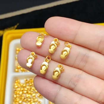 24k tīra zelta kuloni sievietēm tīra sudraba 999 piekariņi smalka zelta kurpes kulons mazie kuloni gold charms