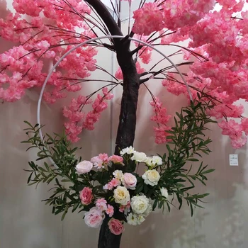30/40cm Kāzu arkas, galda centrālais mākslīgo ziedu stāvēt ceļa izraisīt logu displeja rāmis plauktu puse galda ziedu dekors