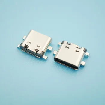 30pcs/Daudz 1.6 mm 16Pin Micro USB 3.1 Tipa C Izlietne Plāksnes 4P DIP Ligzda