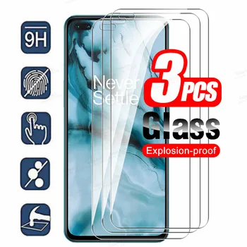 3pcs Rūdīts aizsargstikls Par OnePlus Nord Stikla Ekrāna Aizsargs, Viens Plus Nord 5G 1+Nord 6.44