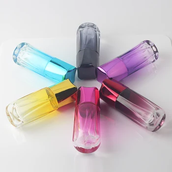 50ml Stikla Uzpildāmas Smaržu Pudeles Ar Metāla Smidzināšanas Un Tukša Kārba Stikla Smaržu Pudeles Spray LX1352