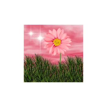5D DIY Dimanta Krāsošana Rozā Margrietiņa Ziedi Floras Koka Izšuvumi Rhinestone Cross Stitch Sienas Mākslas Mājas Dekoru Attēlu Dāvanu Rotaļlietas
