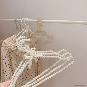 5gab Mirdzošs Pulveris caurspīdīgas Plastmasas Svārki Drēbes Plaukts Pērle Meitene Sirds Drēbes Plaukts Garderobe Drēbes Plaukts