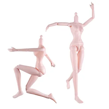 60cm lelle ķermeņa rozā krāsu 1/3 bjd lelles ķermeņa modelis aksesuāri