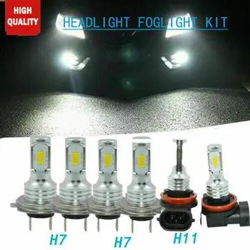 6x 35W H7 H11 LED Hi/Low Beam Miglas Lukturu Spuldzes Benz B200 2006-2011