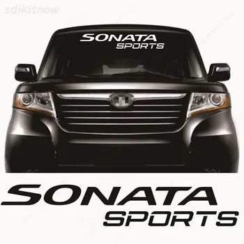 80x14cm Jaunas Automašīnas Vējstikla Vinila Sporta Uzlīmē Atstarojošo Decal Stils Apdare Piederumi Hyundai Sonata