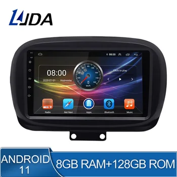 8G+128G Android 11 Auto Multimedia Player Fiat 500 X 2014 - 2019 2020 2 Din Automašīnas Radio, GPS Navigācija, Stereo Carplay Autoaudio