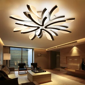 Akrila Tālvadības Griestu Lampa Kontrolē LED apgaismojuma intensitātes Griestu lampas Istabā Gaismu Dzīvojamā Istaba Guļamistaba Lampas 
