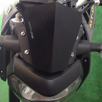 Alumīnija Motocikla Priekšējā Vējstikla Vējstikls Paredzēts Yamaha MT09 MT-09 MT 09 FZ09 2013 2014 2015 2016 Motociklu Aksesuāri