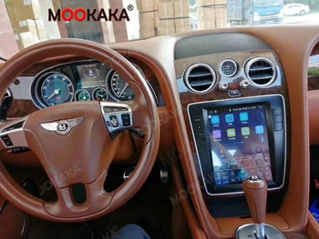Android 11 Tesla Ekrāna Carplay Auto Radio 2 Din Stereo Uztvērēju Bentley Continental GT Supersports Lidot Stimulēt GPS Audio Vienības