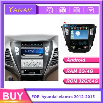 android auto radio multimediju atskaņotāju-hyundai elantra 2012-2015 vertikāla ekrāna automašīnas stereo GPS navigācijas video MP4 atskaņotājs