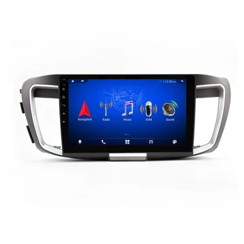 Android Auto Radio Stereo 10.1 collu GPS Honda ACCORD 9 (2.0 L/2.4 L Motora) 2014. - 2016. Gada Auto Multimediju Atskaņotājs ar Carplay