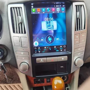 Android Player, Lexus RX300 RX330 RX350 RX400 RX450 2004-2007 Auto Stereo Tesla Multimediju GPS Navigācijas Carplay WiFi