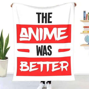 Anime Bija Labāk Mest Segu Lapas uz gultas segu/ uz dīvāna, dekoratīvie gultas pārklāji bērniem mest segas