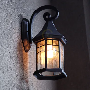 Antīko Die-casting Alumīnija Āra/Iekštelpu apgaismojums Bēniņu Sienas lampas,Retro Eiropas Ūdensdrošs Led Sienas Apgaismojuma Mājas Apgaismojums