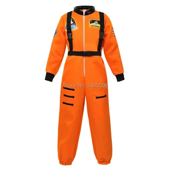 Astronauts Kostīms Bērniem Kosmosa Uzvalks Lomu spēles Zēniem, Meitenes, Pusaudži Mazuļiem Bērnu Astronauts Jumpsuit Cosplay Halloween Zila