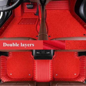 Augstas kvalitātes paklāji! Pasūtījuma speciālās automašīnas grīdas paklāji Mazda CX-30 2020. gadam ūdensizturīgs, izturīgs dubultās slāņi, auto paklāji par CX30 2021