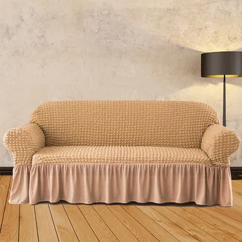 Augsti Elastīgs, Sofa Cover All-Aizsardzības tīrtoņa Krāsu neslīdoša Universālo Auduma Dīvāns Segtu CANQ889