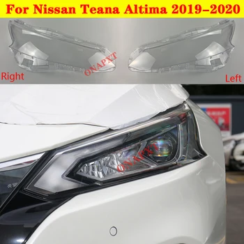 Auto Gaismas Caps Pārredzamu Abažūrs Priekšējo Lukturu Vāks Stikla Objektīva Korpusa Vāciņš Priekš Nissan Teana Altima 2019-2020