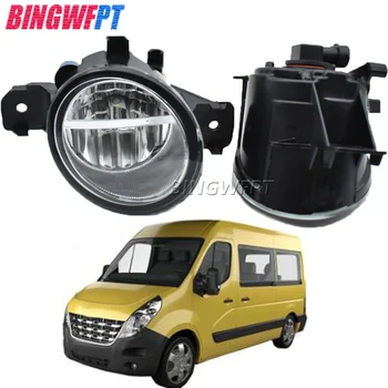 Auto H11 Labais + Kreisais LED Miglas lukturi Montāža Miglas Lukturi Dienas Gaitas Miglas Lukturi 12V Uz Renault Master 3 III 2010 2011 2012. - 2015. gadam