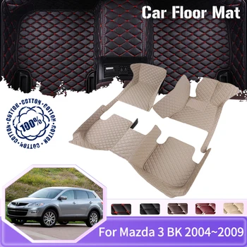 Automašīnas Grīdas Paklāji Mazda Mazda3 3 BK 2004~2009 5seat Hečbeks Netīrumiem, izturīgs pret Pad Paklāji Attiecas Grīdām Auto Piederumi Interjera