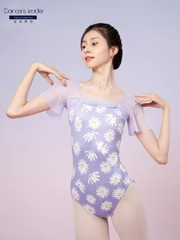 Baleta Deju Leotard Sievietēm Praksi Apģērbu Maza Margrietiņa Drukāt Vingrošana Leotard Ķīniešu klasiskās Dejas Drēbes
