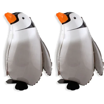 Balonu Puse Pingvīns Dzimšanas Dzīvnieku Piegādēm Kājām Gājējs Piepūstas Mazulis Trieciens Airpet Inflatablefavors 