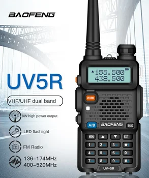 Baofeng Walkie-talkie UV5R8W Modernizētas Versija 5R8W Walkie-talkie Baofeng Sakaru Iekārtas, Radio Stacijas