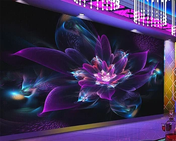 Beibehang Custom tapetes krāsains ziedu josla KTV fona sienas, mājas apdare, dzīvojamā istaba guļamistaba fona 3d tapetes