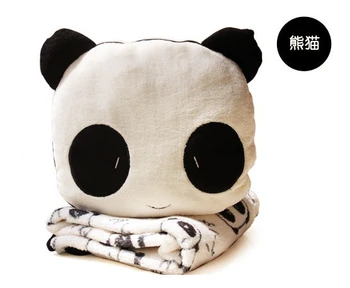 Candice guo! gudrs plīša rotaļlieta jauki dzīvnieku white & black panda spilvenu maiga, silta gaisa kondicionētājs segu dzimšanas diena Ziemassvētku dāvanu