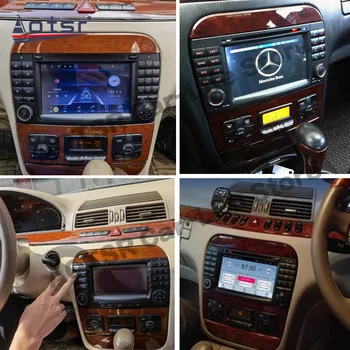 Carplay Android Multimediju Par Mecerdes Benz S W220 1998 1999 2000 2001 2002 2003 2004 2005 GPS Audio Radio Uztvērējs Galvas Vienības